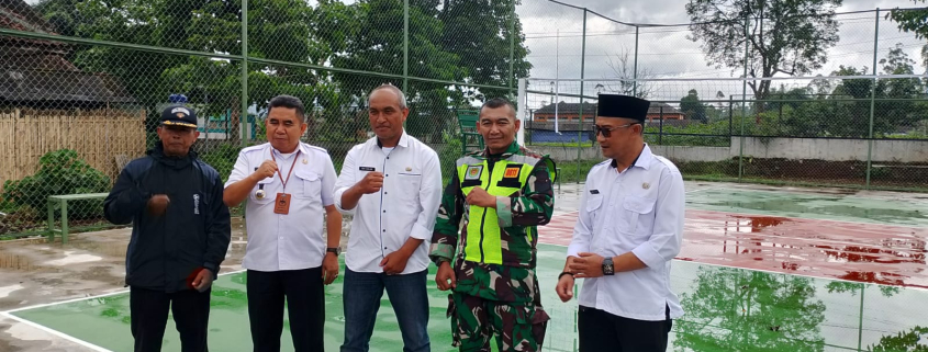 Peresmian Lapang Voli Desa Giriawas oleh Forkopimcam, BPD dan Kepala Desa